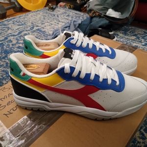 Diadora Casual Shoes All Leather Size 10.